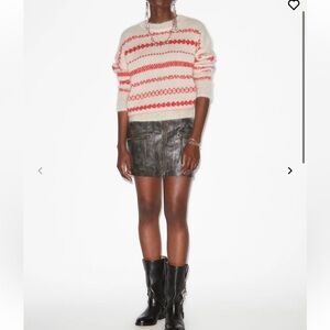 Revolve Isabel Marant Etoile Claudine Skirt in Faded Black